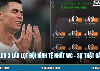 Ronaldo 3 lần lọt đội hình tệ nhất WC - Sự Thật Gây Sốc